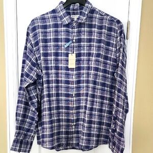 Peter Millar Linen Long Sleeve Button Down Shirt - New